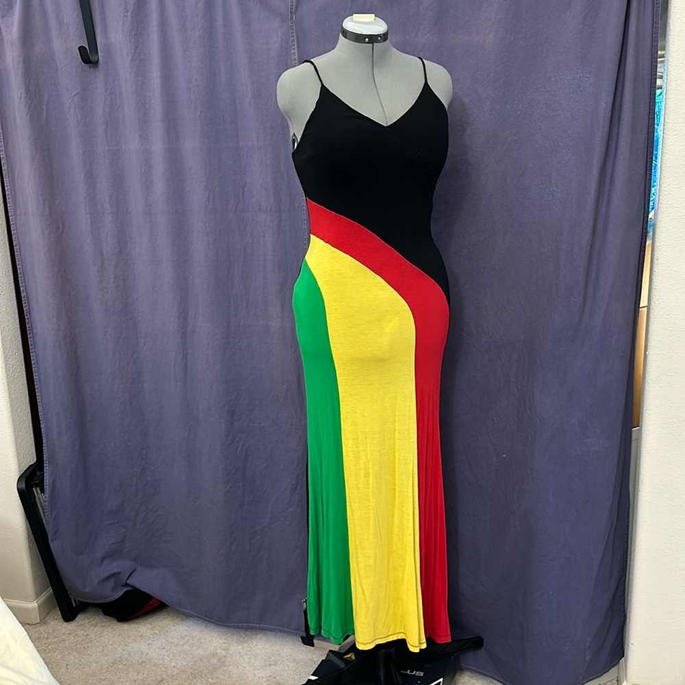 Colorful maxi dress